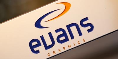 Logo Engraved - Evans Graphics